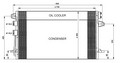 Радиатор кондиционера Dodge Caravan 6/04 OE 4677509AA